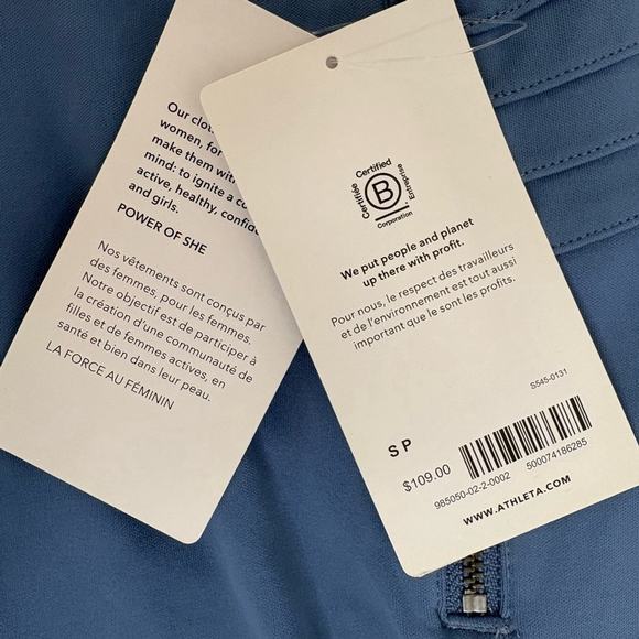 Athleta | Venice Moto Jogger | Sz S | Cottage Blue | NWT - Picture 9 of 12